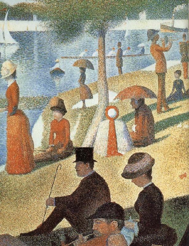 Georges Seurat The Grand Jatte of Sunday afternoon oil painting picture